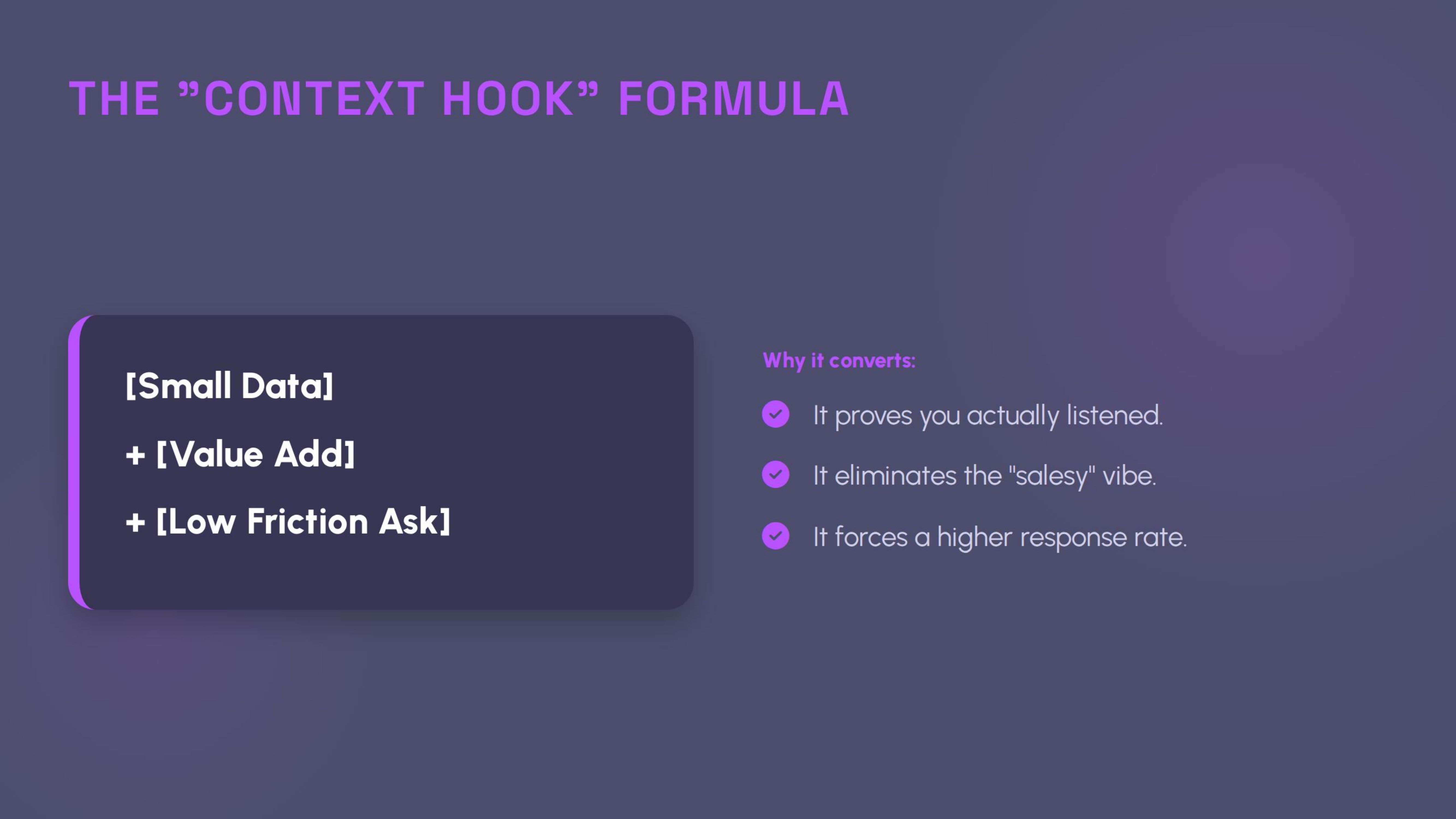 The Context Hook Formula