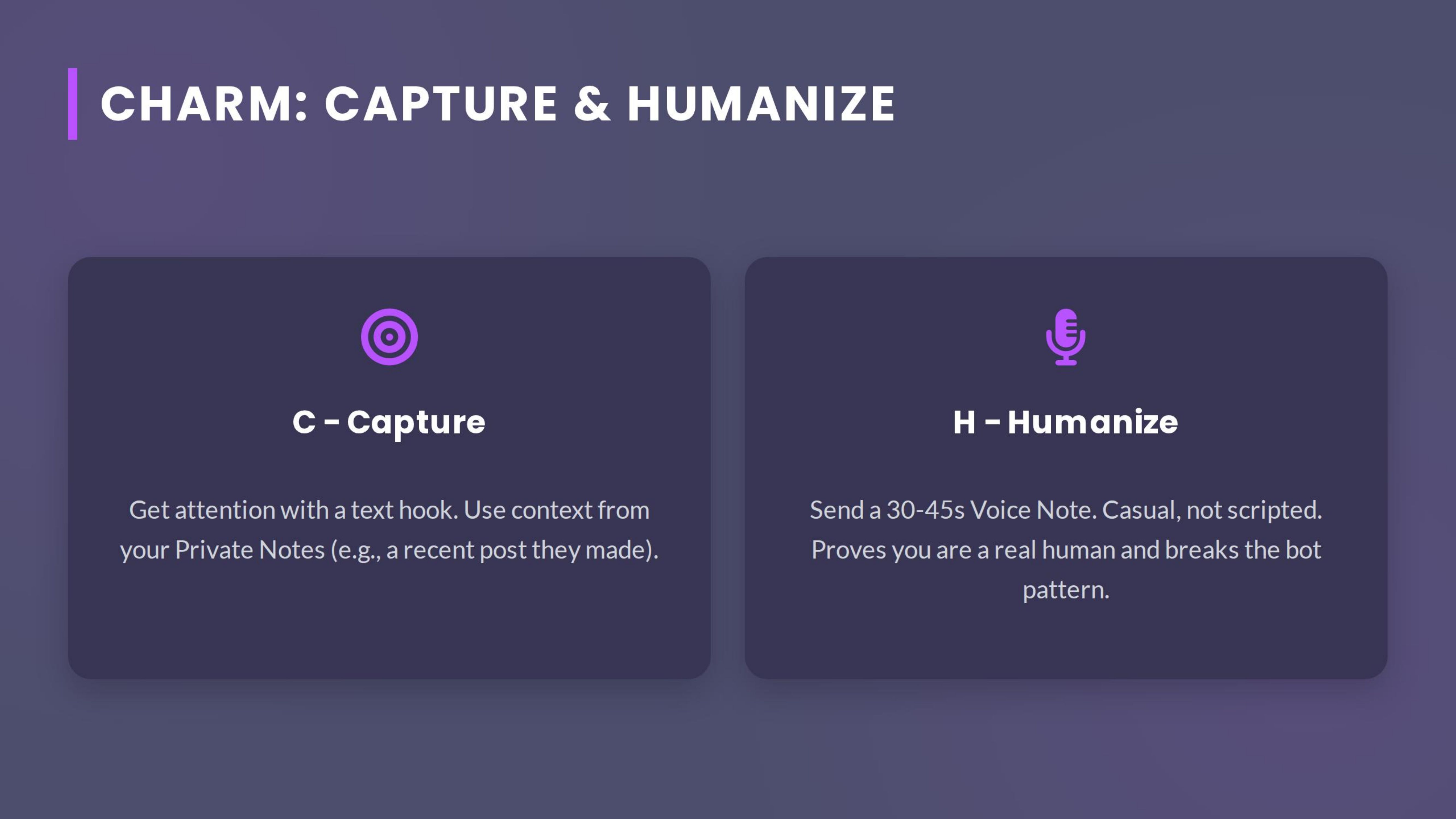 Charm Capture Humanize C