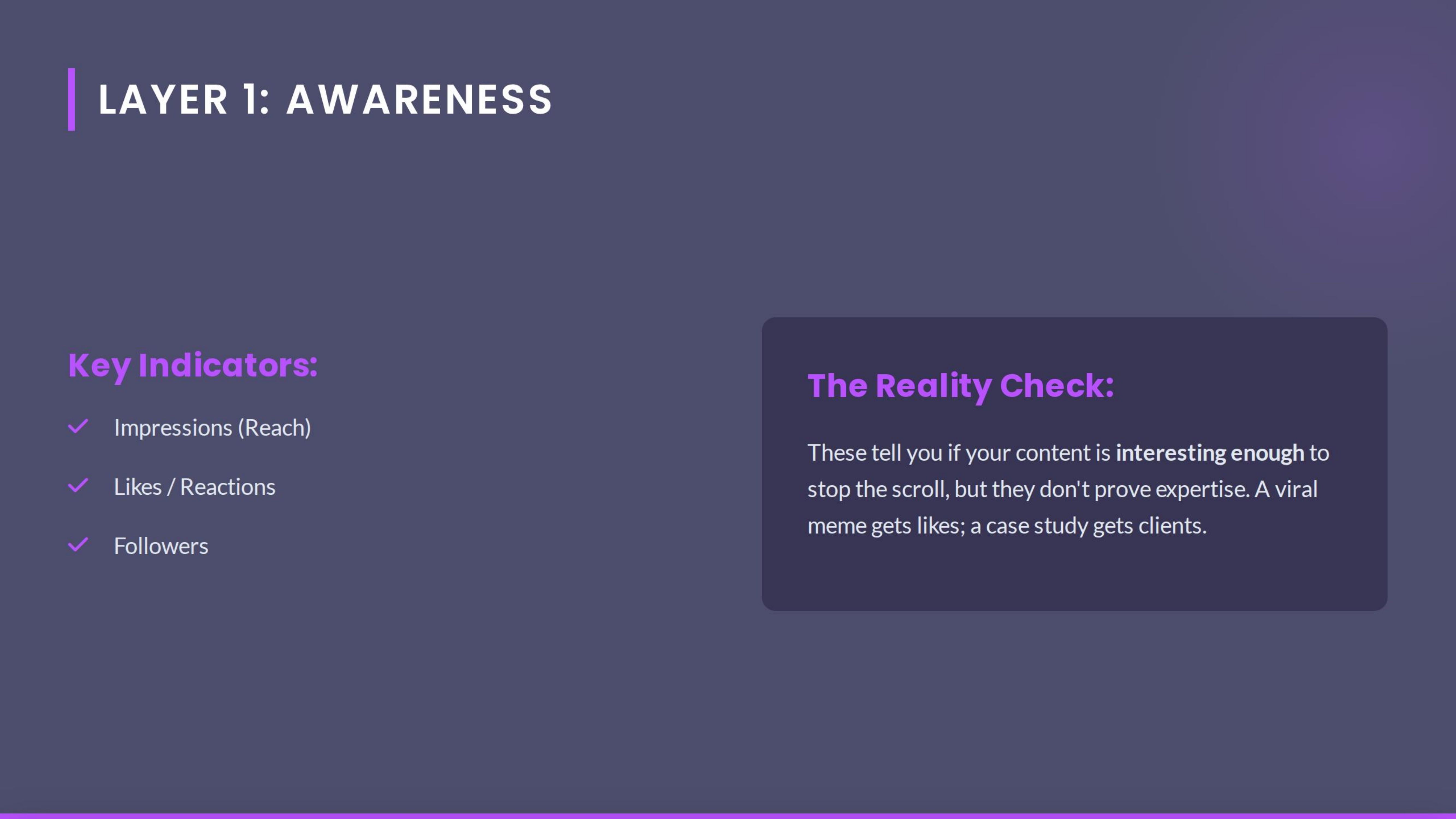 Layer 1 Awareness Key