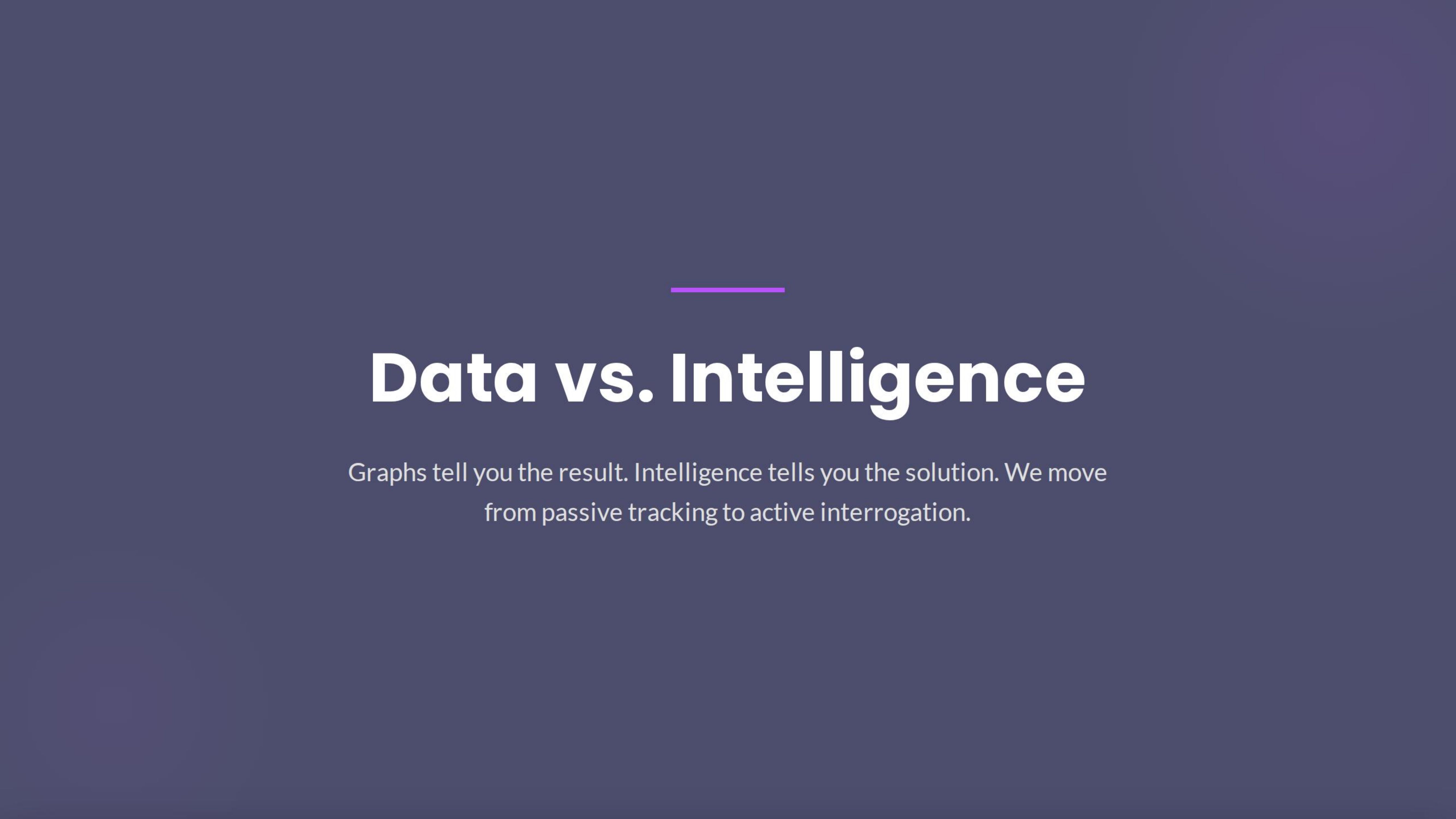 Data Vs Intelligence Graphs