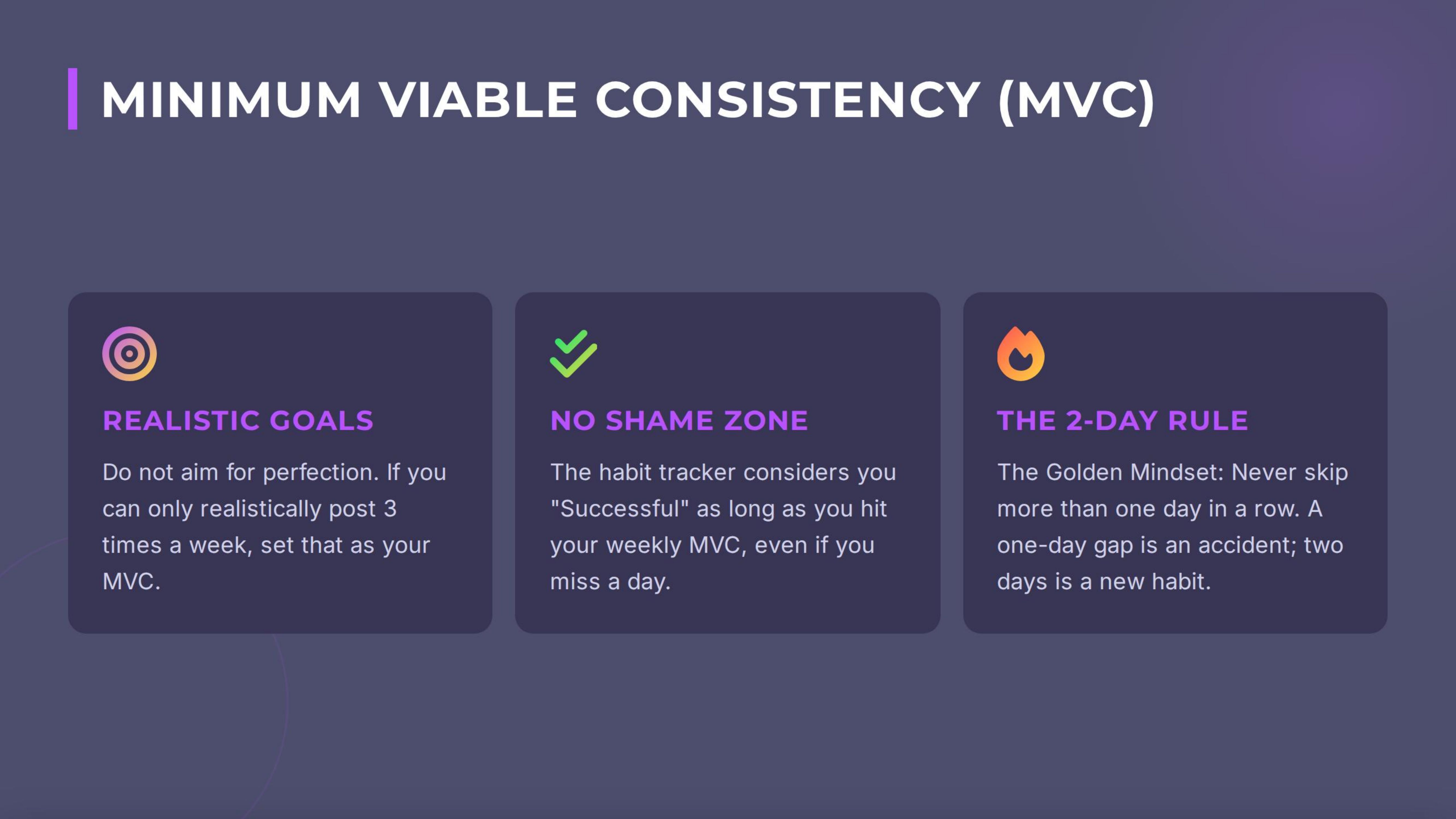 Minimum Viable Consistency Mvc
